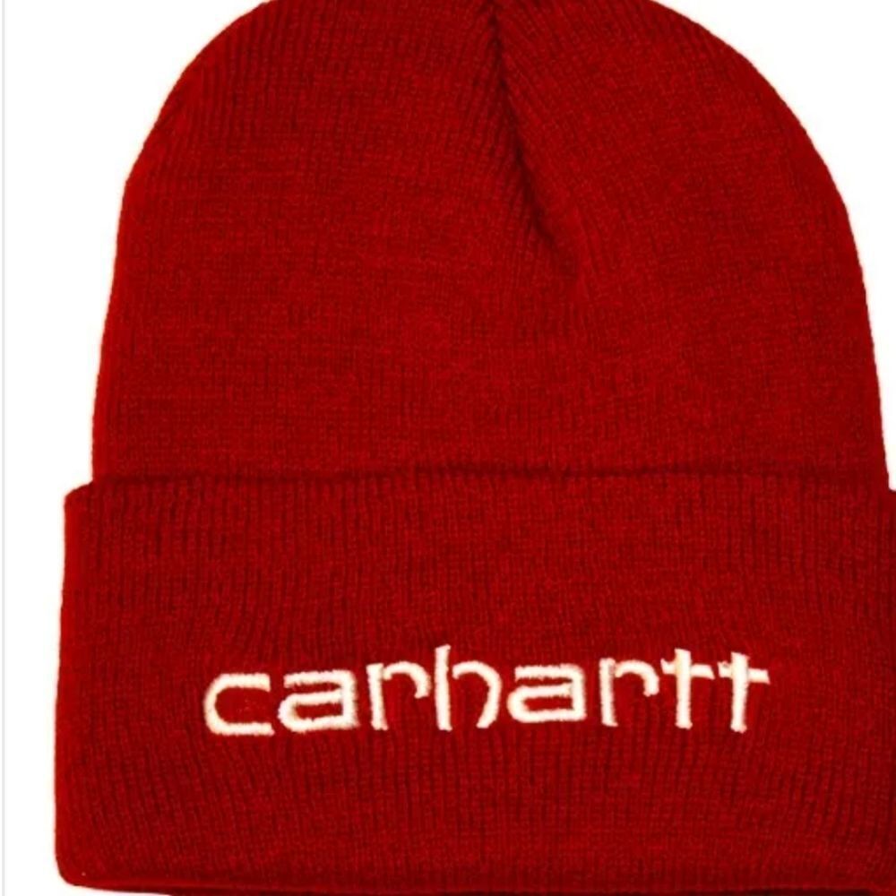 Carhartt Knit Insulated Logo Graphic Cuffed Beanie Hat